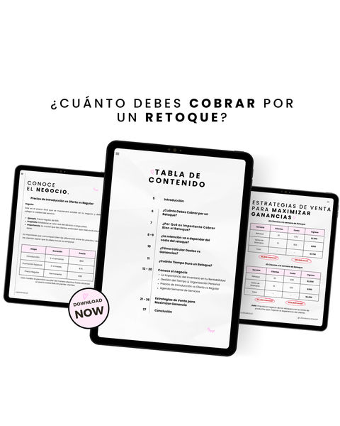 ¿Cuánto Debes Cobrar por un Retoque? E-Book
