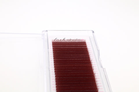 U5 0.07 Burgundy Lashes