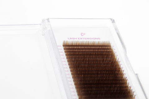0.05 Volume Brown Lashes