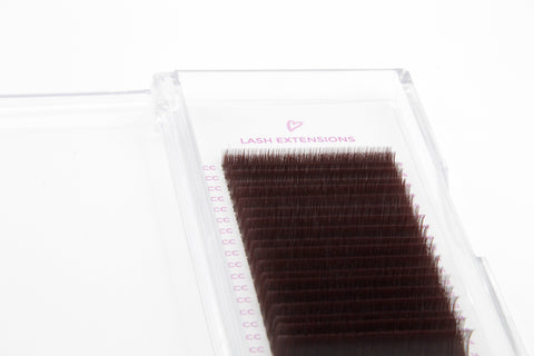 0.05 Volume Brown Lashes