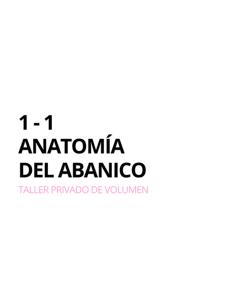 Anatomía del abanico.