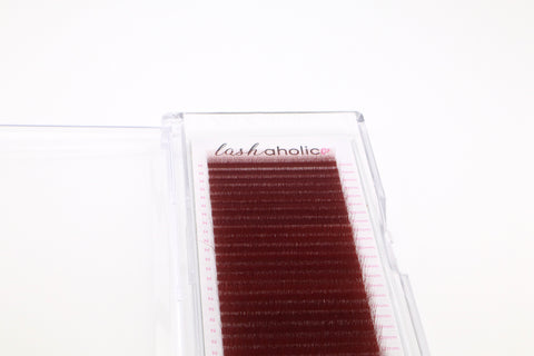 U5 0.07 Burgundy Lashes